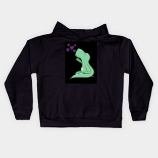 Bisexual Pride Dinosaur Kids Hoodie